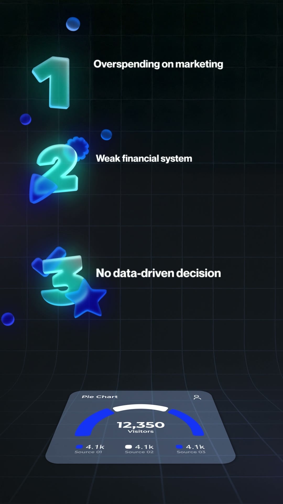 A frame from OMAR — AI Business Explainer at 00:52, the virtual consultant created for Business Wheel