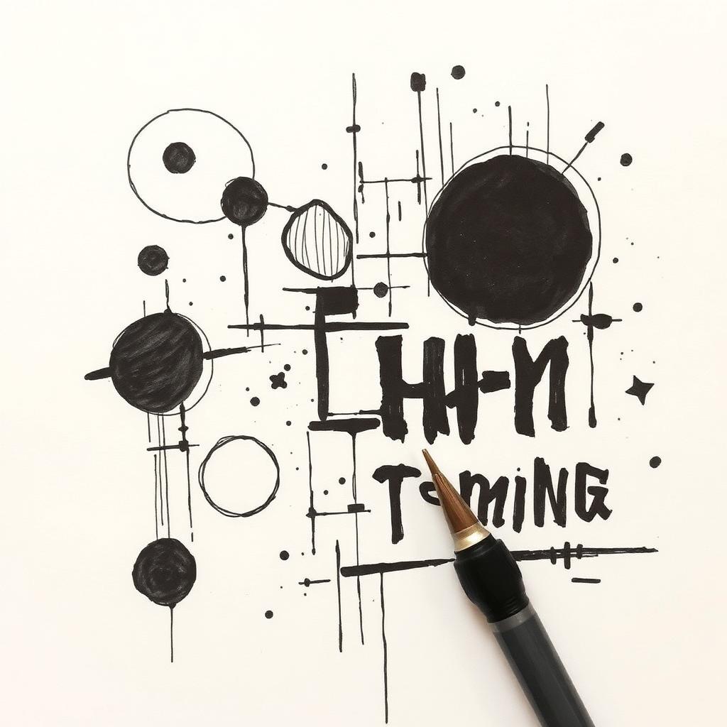 Ink drifting on newsprint